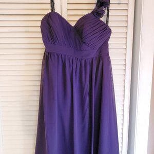 Formal + Floral Royal Purple Dress